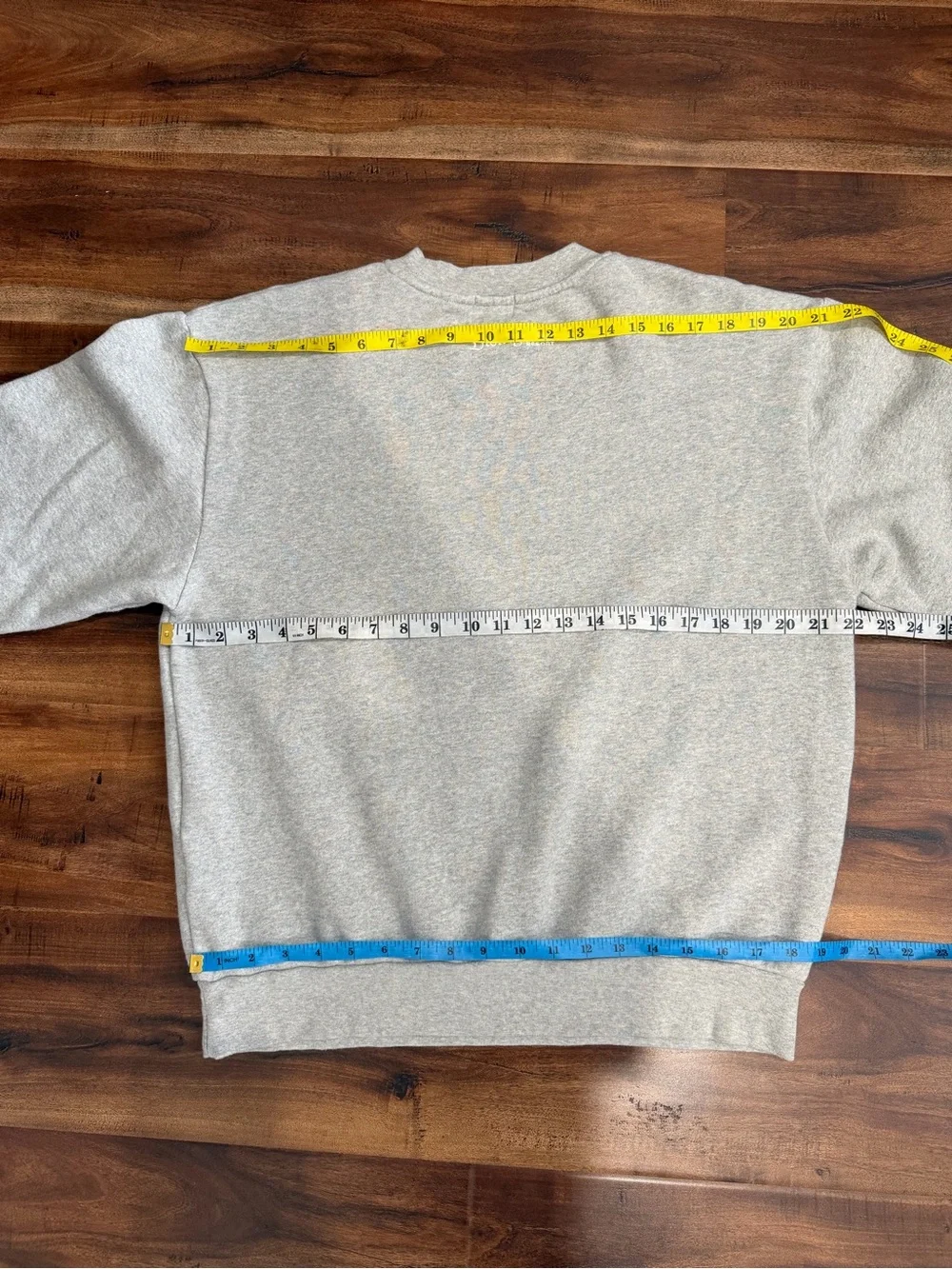 Disneyland Resort Gray Goofy Graphic Sweatshirt with Blue & Orange
